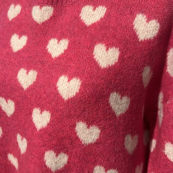 Vince Camuto oversized heart sweater XS - Picture 2 of 3